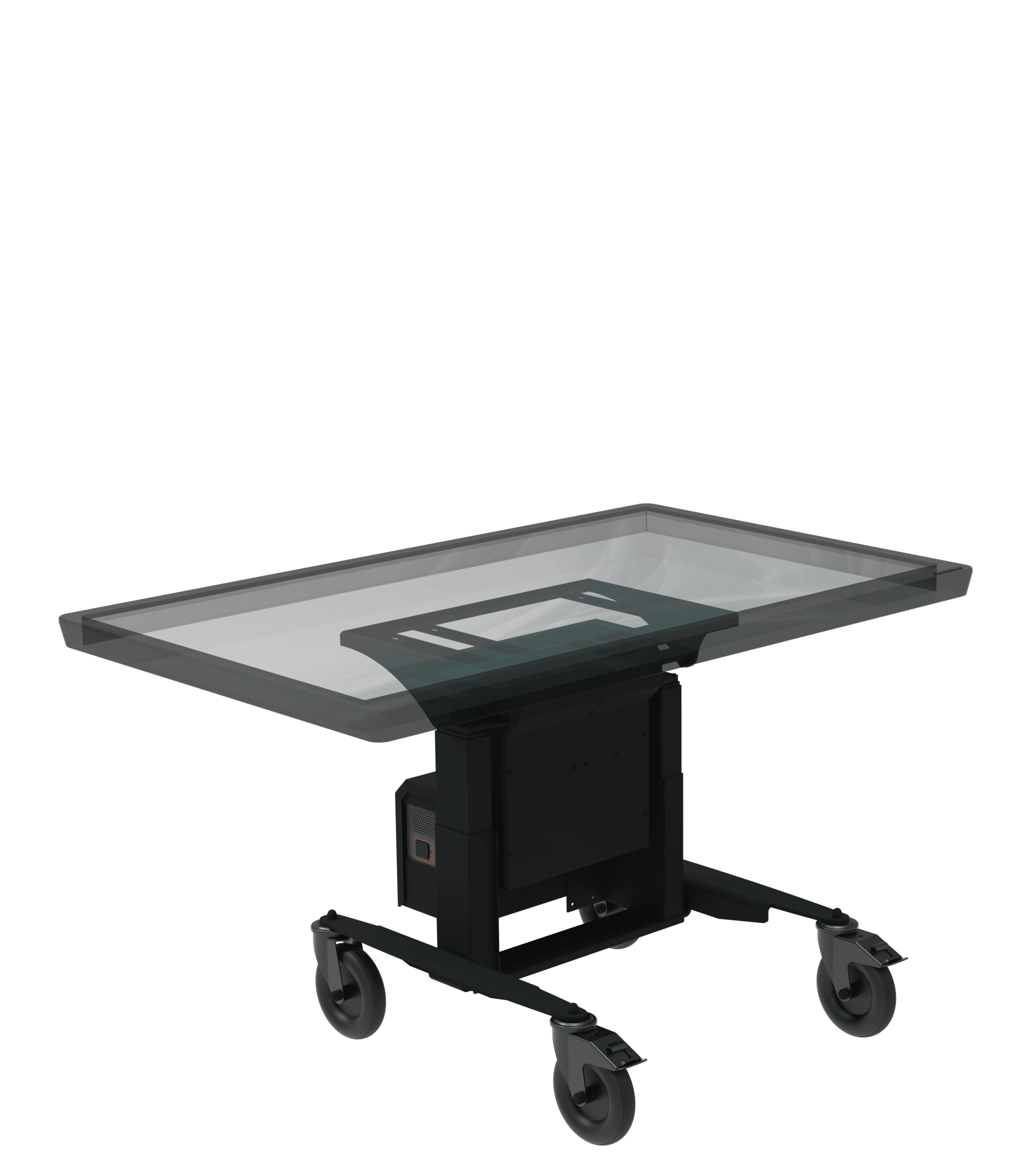 moving tilt & table with screen