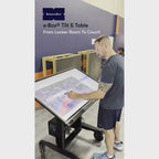 e·Box Tilt & Table +  65" interactive screen